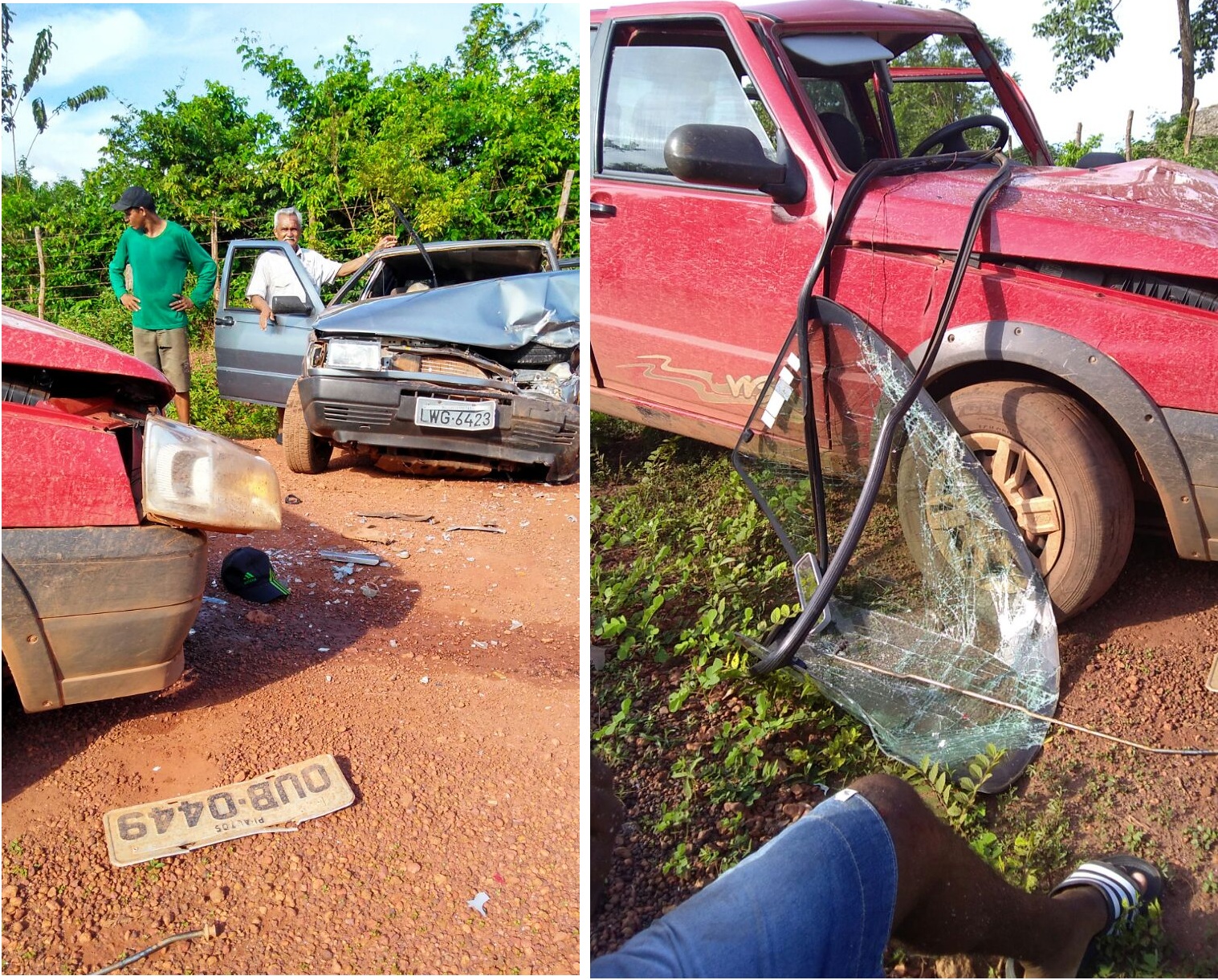 Vereador Zé Ernandes sofre grave fatura em acidente de carro